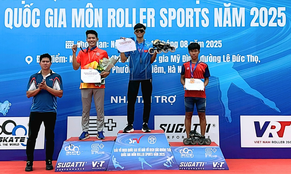  Đoàn Bắc Ninh giành 21 huy chương tại Giải vô địch quốc gia môn Roller sports 